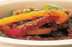 Paprika with Sesame Dressing パプリカの胡麻和え