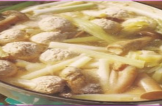 Chicken balls Hot Pot 鶏団子鍋