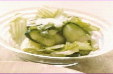 Lettuce and Cucumber Salad レタスときゅうりのサラダ