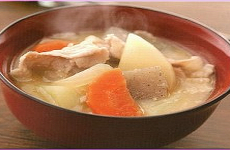 Miso Soup with Pork and Vegetables 豚汁