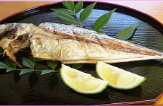 Salted-Grilled Horse Mackerel 鯵の塩焼き