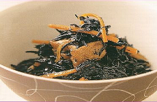 Simmered Hijiki Seaweed ひじきの煮物