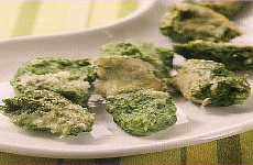 Spinach Gnocchi with Parmesan Cheese