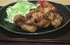 Deep Fried Pork Thinly Slice Style 薄切り肉のトンカツ